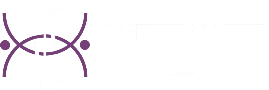 sweetwater care alternate logo in white